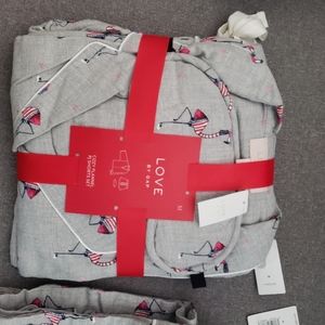 Brand new Gap medium flamingo PJ set
